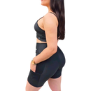 Shorts Verano com Bolso Preto- Authentic Girl