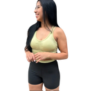 Conjunto Short Vênus Preto/ Verde Alecrin – Authentic Girl