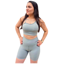 Conjunto Short Verano Cinza Platina – Authentic Girl