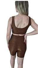 Conjunto Short VBN - Canelado (Marrom).