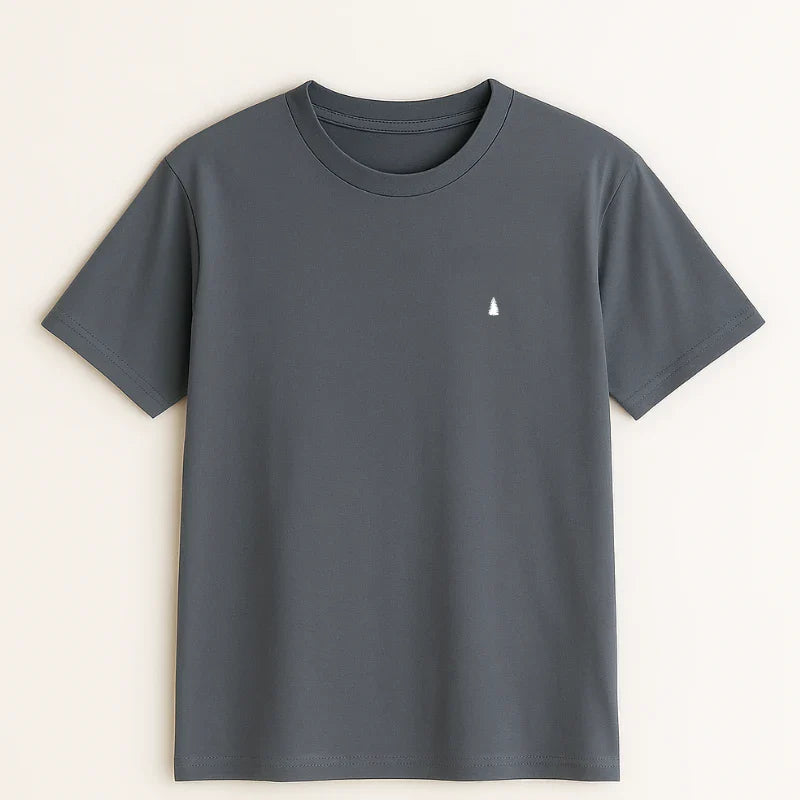 Camiseta Básica Authentic Man Cinza