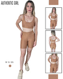 Conjunto Short VBN - Canelado (Canela).